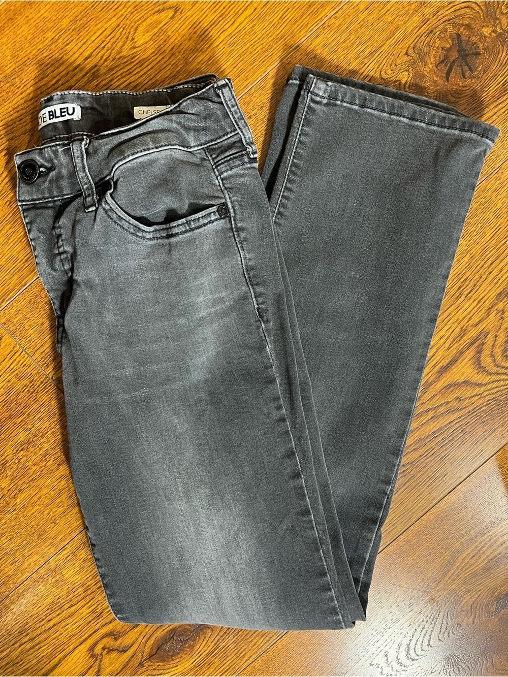 Code Bleu Classic Straight 6 Petite Grey